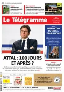 Le Télégramme Ouest Cornouaille - 18 Avril 2024