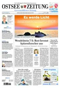 Ostsee Zeitung Grevesmühlener Zeitung - 21. Dezember 2018