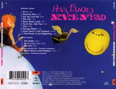 Pink Fairies - Never Never Land (1971) [Reissue 2002]