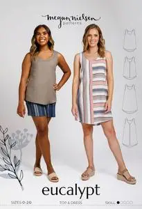 Megan Nielsen Eucalypt woven tank top & dress pattern