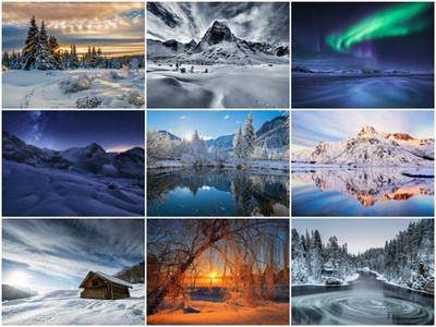 90 Winter Landscapes HD Wallpapers Set 2