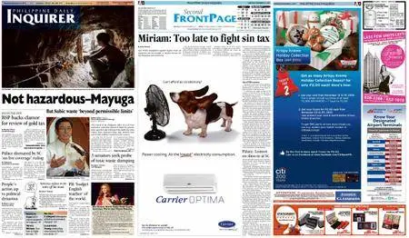 Philippine Daily Inquirer – November 13, 2012