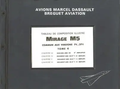 Tableau de composition illustre Mirage M5 - Tome 4
