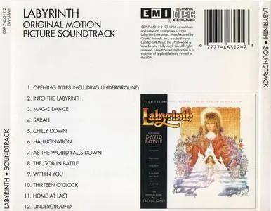 David Bowie and Trevor Jones - Labyrinth (1986) {EMI America OST}