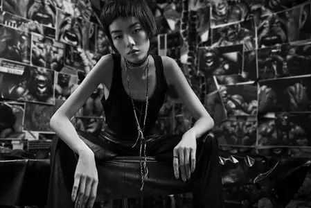 Sun Feifei by Hugh Lippe for Fat Magazine #4 Spring/Summer 2014