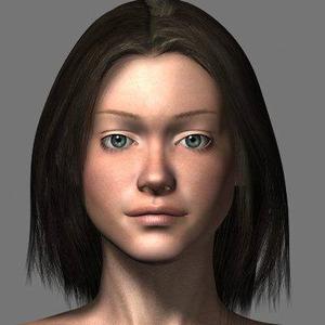 Alicia - Realistic 3d model of young woman named Alicia
