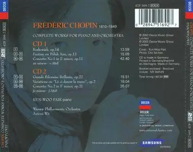 Kun-Woo Paik, Warsaw Philharmonic Orchestra, Antoni Wit - Chopin: Complete Works for Piano and Orchestra (2003)