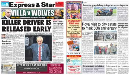 Express and Star Sandwell Edition – October 30, 2019