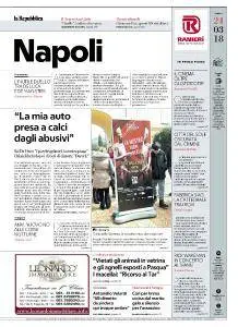 la Repubblica Napoli - 24 Marzo 2018