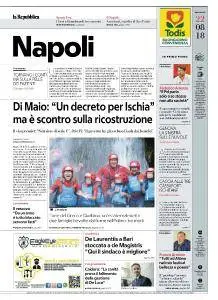 la Repubblica Napoli - 22 Agosto 2018
