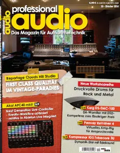 Professional Audio Magazin Oktober No 10 2014