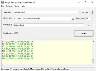 AllmapSoft Google Birdseye Maps Downloader 6.87