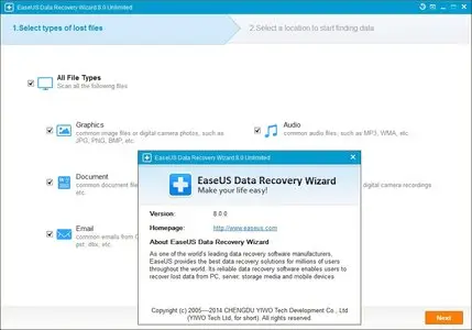 EaseUS Data Recovery Wizard 8.0.0 Unlimited Portable
