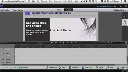 Learning Adobe Premiere Elements 11 Video Training