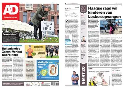 Algemeen Dagblad - Den Haag Stad – 09 maart 2020