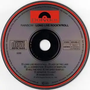 Rainbow - Long Live Rock 'N’ Roll (1978) {1987, Germany 1st Press}