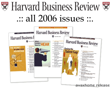 Harvard Business Review 2006 (all issues)