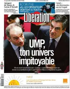Libération du Lundi 26 Novembre 2012
