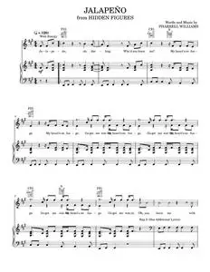 Jalapeno - Janelle Monae and Pharrell Williams (Piano-Vocal-Guitar)