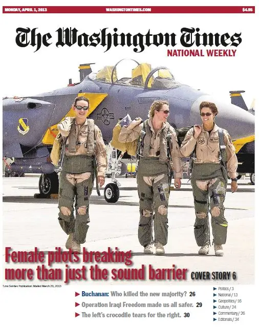 The Washington Times National Weekly from Monday, 01. April 2013