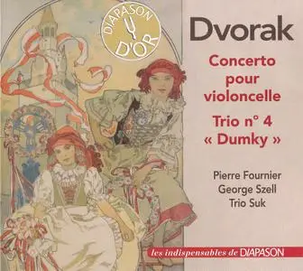 Pierre Fournier, Suk Trio & George Szell - Dvořák: Concerto pour violoncelle, op.104, Trio avec piano N°4 «Dumky», op.90 (2020)