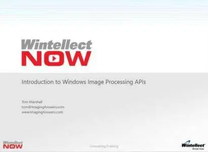 Introduction to Windows Image Processing APIs