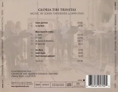Owen Rees, Contrapunctus, Choir of Queens College, Oxford - Taverner: Missa Gloria tibi trinitas (2019)