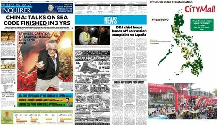 Philippine Daily Inquirer – November 14, 2018