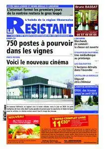 Le Journal Le Résistant - 08 septembre 2018
