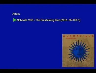 Alphaville - The Breathtaking Blue (1989) [Vinyl Rip 16/44 & mp3-320 + DVD]