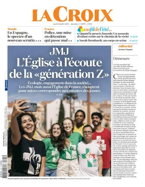 La Croix - 25 Juillet 2023