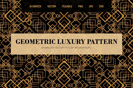 EE - Geometric Luxury Seamless Pattern JDRRSGM