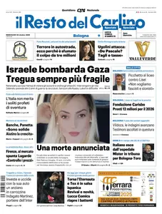 Il Resto del Carlino Bologna - 29 Ottobre 2025