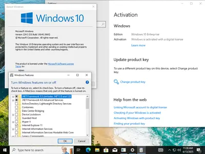 Windows 10 22H2 build 19045.5965 AIO 16in1 (x64) Preactivated June 2025