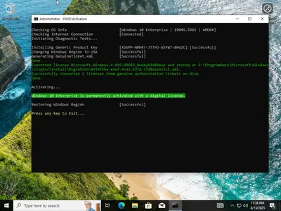 Windows 10 22H2 build 19045.5965 AIO 16in1 (x64) Preactivated June 2025