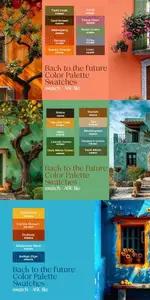 Back To The Future - Color Palette Swatches for Photoshop
