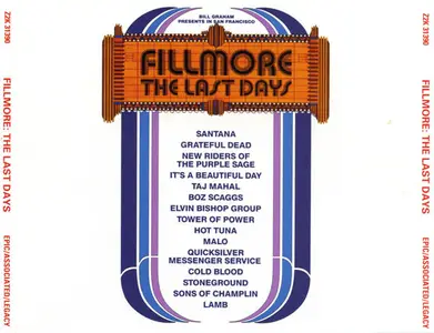 VA - Fillmore: The Last Days (Remastered) (1972/1991)
