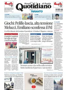 Quotidiano di Puglia Taranto - 8 Gennaio 2025