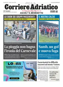 Corriere Adriatico Ascoli - 3 Marzo 2025