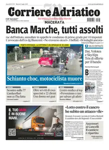 Corriere Adriatico Macerata - 1 Luglio 2025