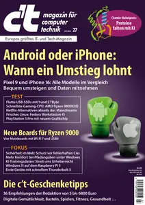 c't Magazin für Computertechnik - 29 November  2024