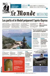 Le Monde du Samedi 30 Août 2025