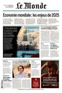 Le Monde du Dimanche 29 et Lundi 30 Décembre 2024