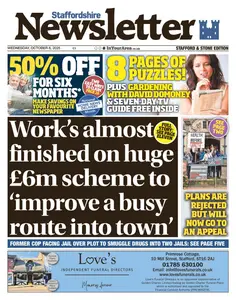 Staffordshire Newsletter - 8 October 2025