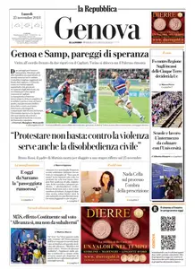 la Repubblica Genova - 25 Novembre 2024