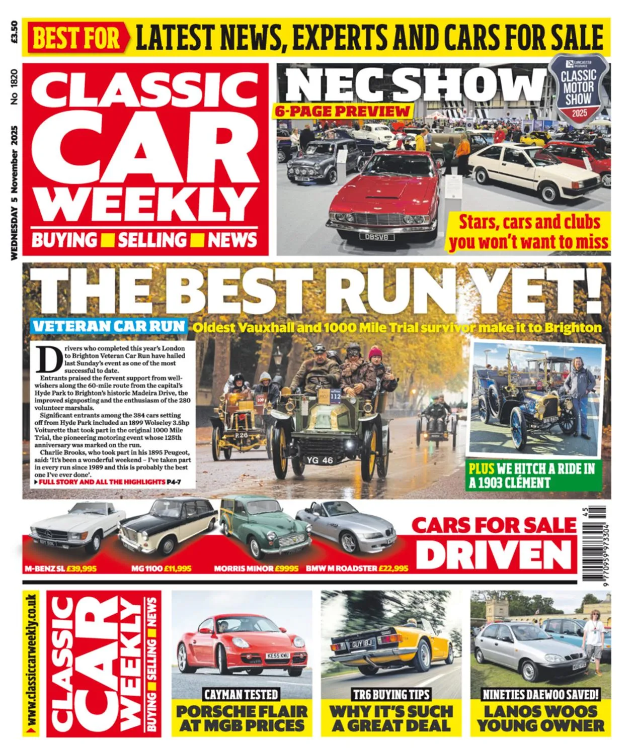 Classic Car Weekly - 5 November 2025