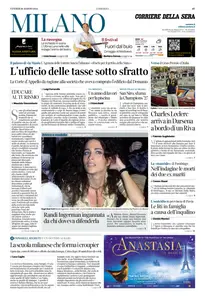 Corriere della Sera Milano - 30 Agosto 2024