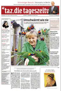 Tageszeitung TAZ vom 05 Dezember 2012