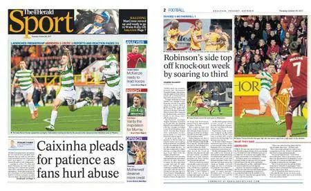 The Herald Sport (Scotland) – October 26, 2017