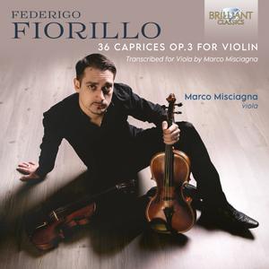 Marco Misciagna - Fiorillo: 36 Caprices, Op. 3 for Violin, Transcribed for Viola by Marco Masciagni (2023)